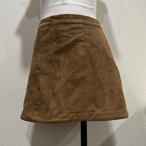 Abercrombie and Fitch Suede Skirt